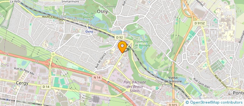 localisation de l'entreprise SIG GESTION  OSNY