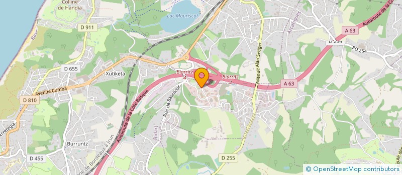 localisation de l'entreprise SIG IMAGE à BIDART