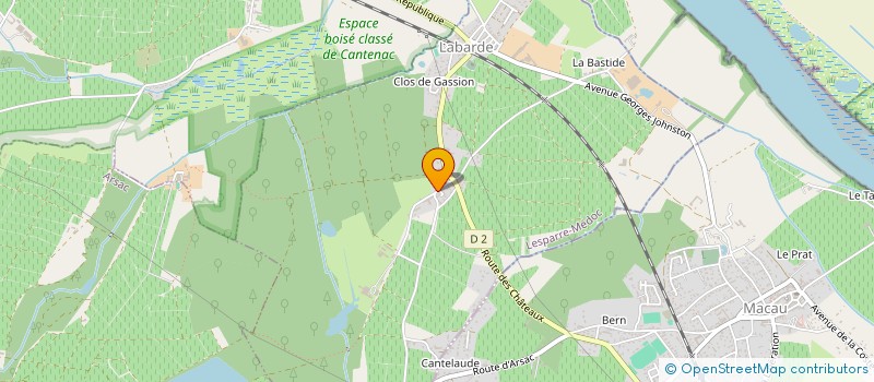 localisation de l'entreprise SIG MDB  LABARDE