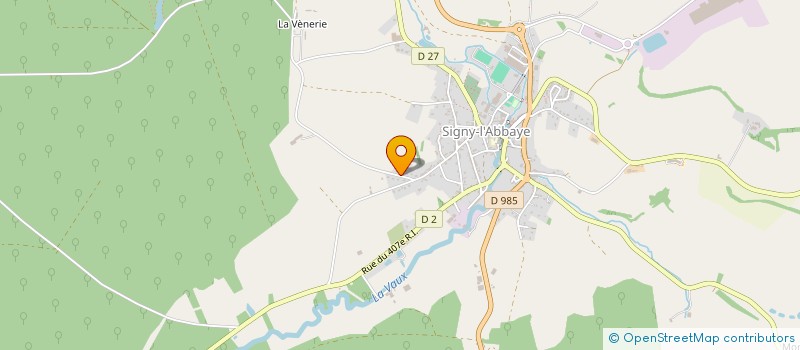 localisation de l'entreprise SIG'NATURE  SIGNY L'ABBAYE