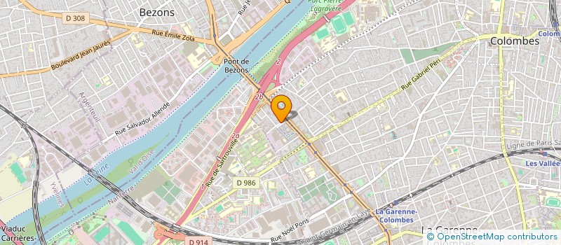 localisation de l'entreprise SIG SOCIETE IMMOBILIERE DE GESTION à COLOMBES