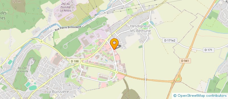 localisation de l'entreprise SIGA à BRUAY-LA-BUISSIERE