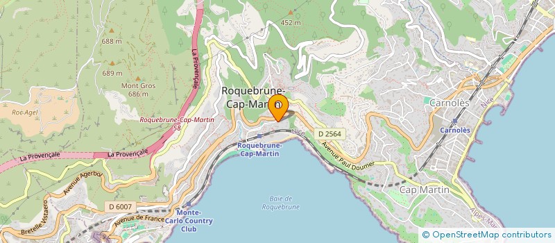 localisation de l'entreprise SIGA à ROQUEBRUNE-CAP-MARTIN