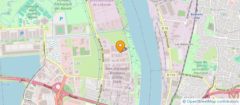 localisation de l'entreprise SIGA  BORDEAUX