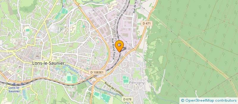 localisation de l'entreprise SIGA à LONS-LE-SAUNIER