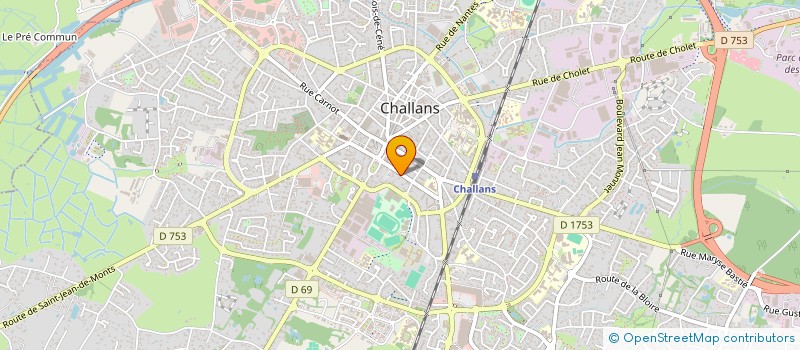 localisation de l'entreprise SIGA INVEST à CHALLANS