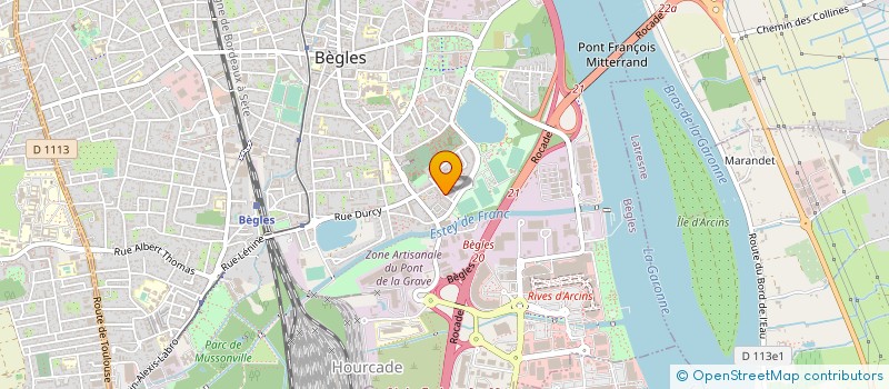 localisation de l'entreprise SIGAB LOGISTICS à BEGLES