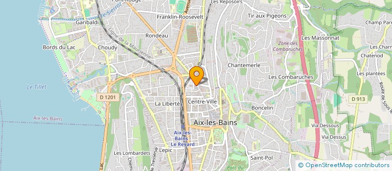 localisation de l'entreprise SIGABA à AIX-LES-BAINS