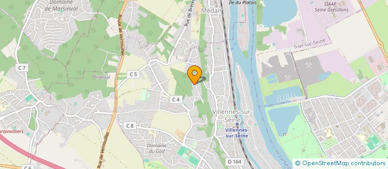 localisation de l'entreprise SIGALE VST  VILLENNES-SUR-SEINE