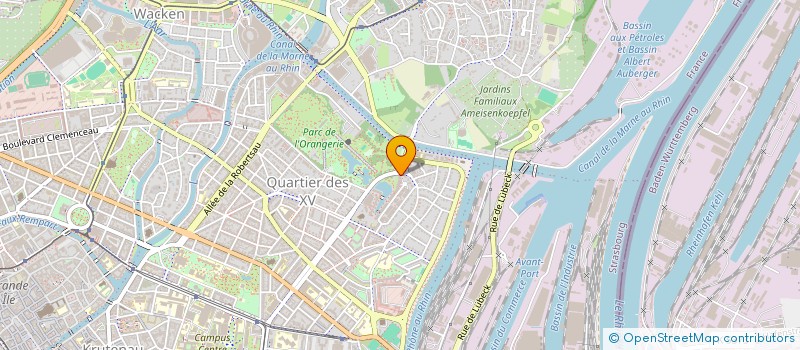 localisation de l'entreprise SIGALON  STRASBOURG