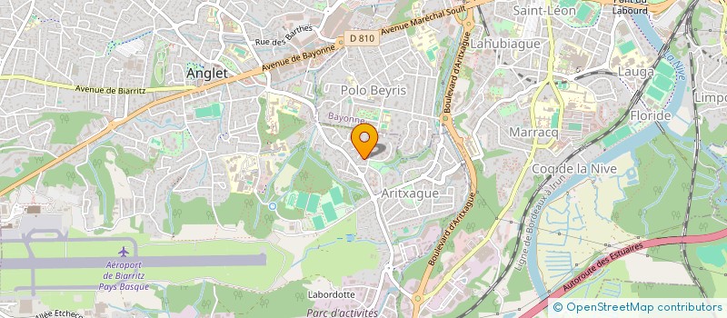 localisation de l'entreprise SIGAMO SA à ANGLET