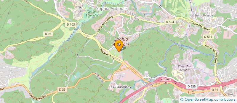 localisation de l'entreprise SIGANN à VALBONNE