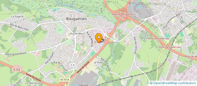 localisation de l'entreprise SIGANO à BOUGUENAIS