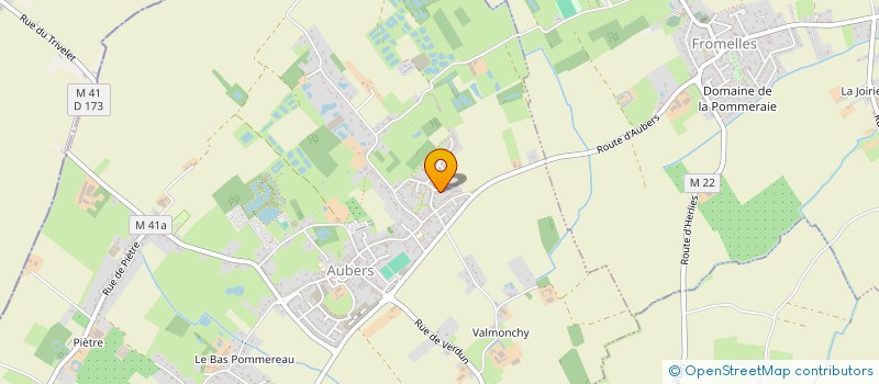localisation de l'entreprise SIGAS à AUBERS