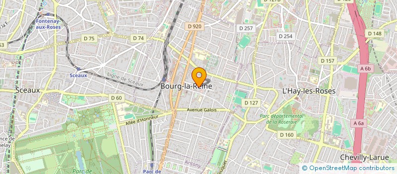 localisation de l'entreprise SIGE à BOURG-LA-REINE