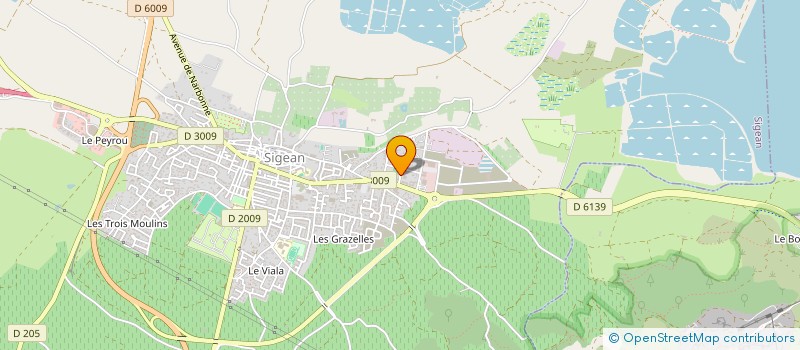 localisation de l'entreprise SIGEAN TENNIS CLUB  SIGEAN