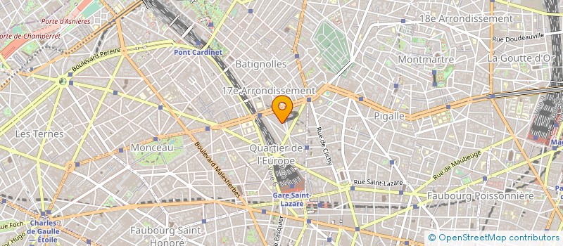 localisation de l'entreprise SIGEC SOCIETE INTERN  PARIS
