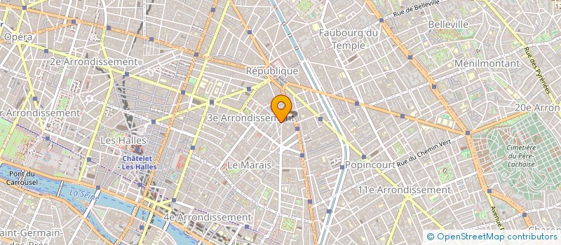 localisation de l'entreprise SIGECON à PARIS