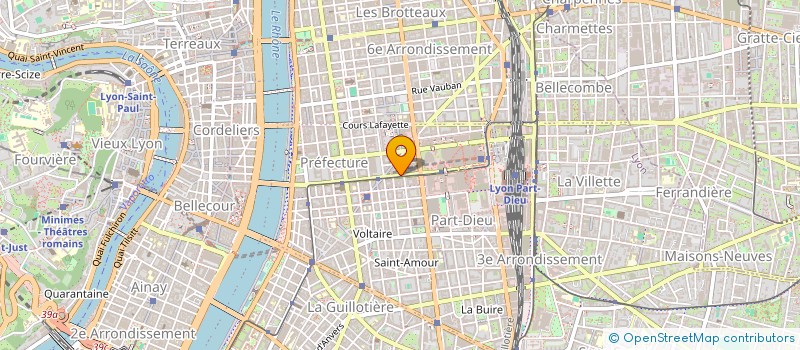 localisation de l'entreprise SIGEFI INTERMEZZO GP  LYON