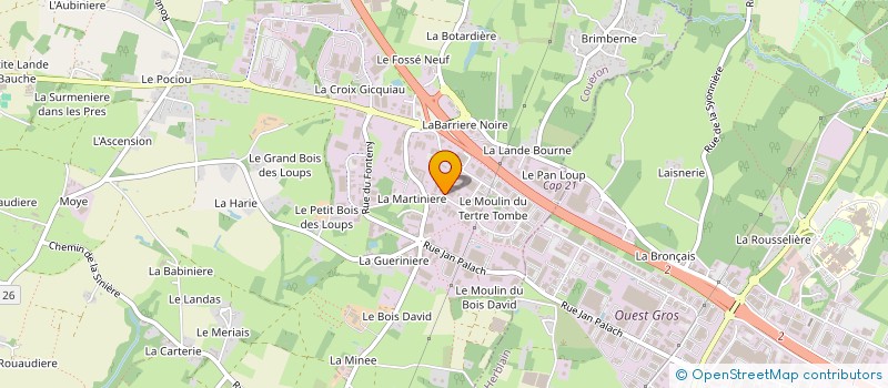 localisation de l'entreprise SIGENT à COUERON