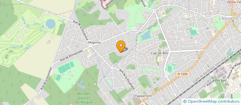localisation de l'entreprise SIGEO 3 D à PESSAC