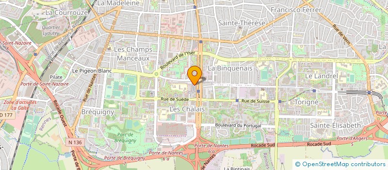 localisation de l'entreprise SIGEO à RENNES