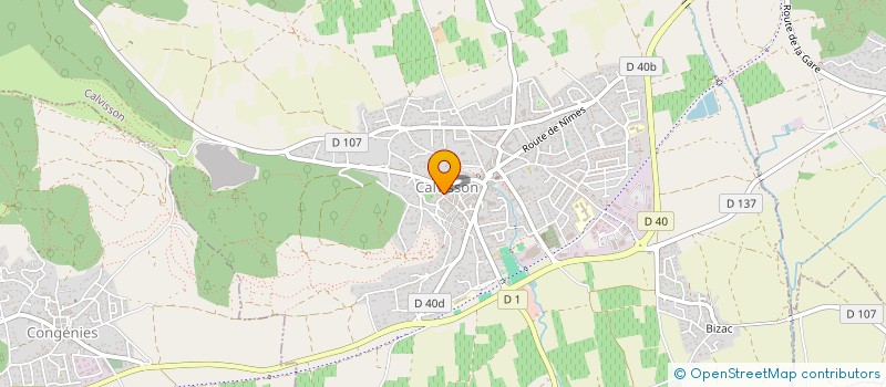 localisation de l'entreprise SIGER PATRIMOINE  CALVISSON