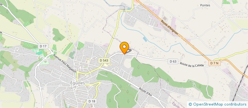 localisation de l'entreprise SIGEREVE à EGUILLES