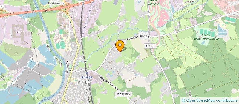 localisation de l'entreprise SIGESIMMO à ARNAGE