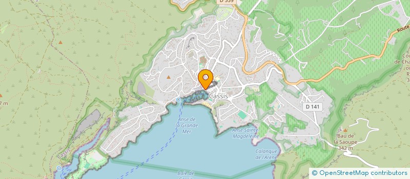 localisation de l'entreprise SIGHIERI JOSEPHINE VALLET RENE  CASSIS