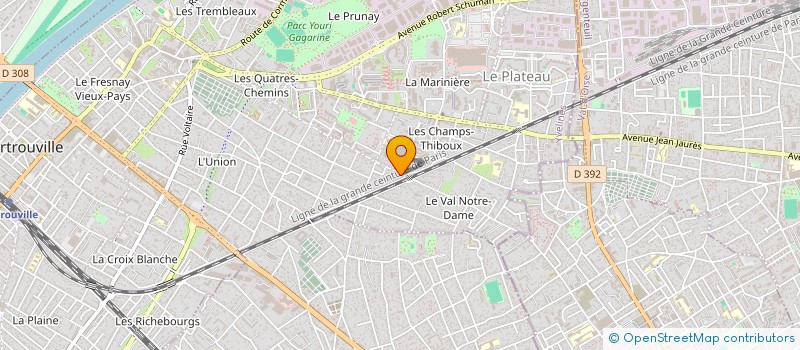 localisation de l'entreprise SIGHT TECHNOLOGY  SARTROUVILLE