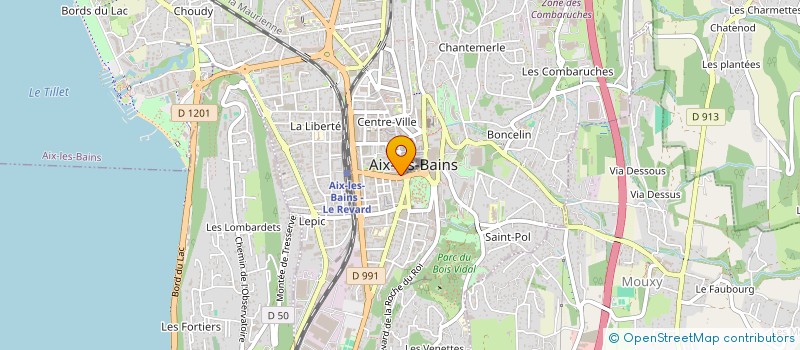 localisation de l'entreprise SIGIC à AIX-LES-BAINS