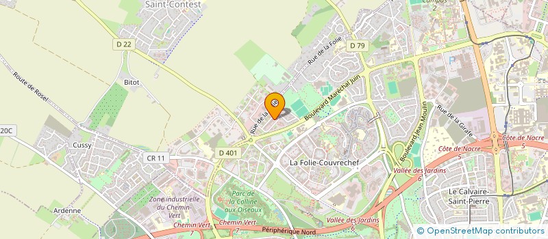localisation de l'entreprise SIGICOM à CAEN