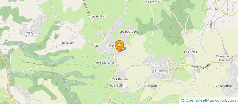 localisation de l'entreprise SIGIS  CHOISY