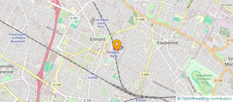 localisation de l'entreprise SIGIS à ERMONT