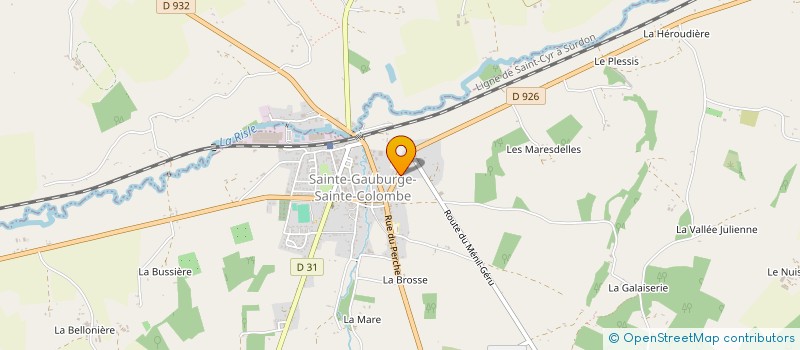 localisation de l'entreprise SIGITEC à SAINTE-GAUBURGE-SAINTE-COLOMBE