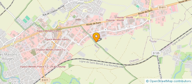 localisation de l'entreprise SIGLAVER  CHAURAY