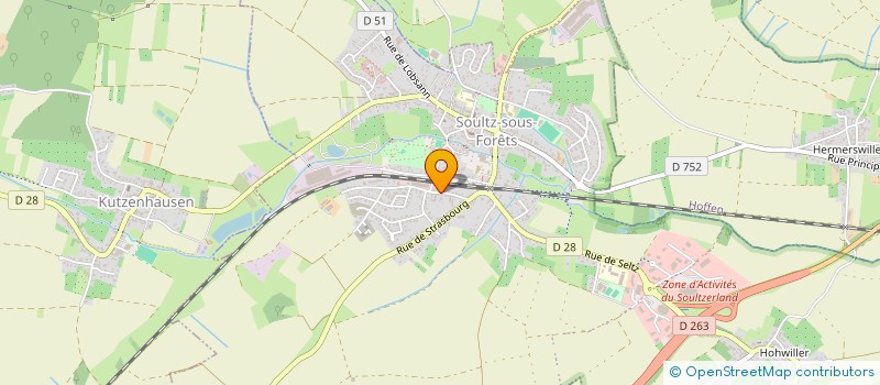 localisation de l'entreprise SIGMA à SOULTZ-SOUS-FORETS