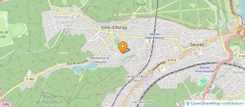 localisation de l'entreprise SIGMA à VILLE-D'AVRAY