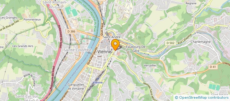 localisation de l'entreprise SIGMA à VIENNE