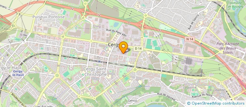 localisation de l'entreprise SIGMA  CERGY