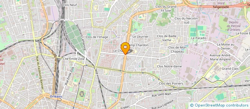 localisation de l'entreprise SIGMA AUTOMATIQUE à ORLEANS