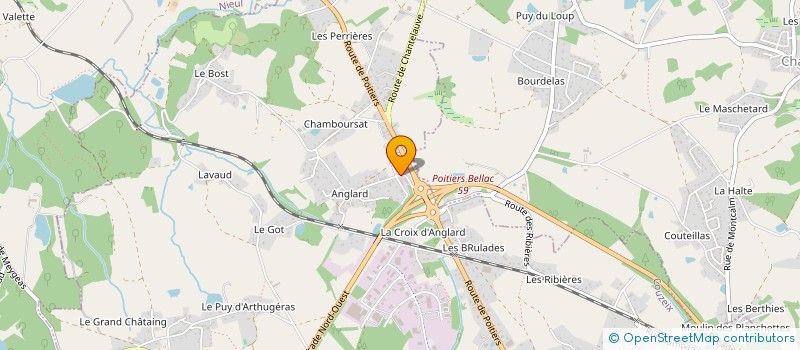 localisation de l'entreprise SIGMA AUTOMOBILES à COUZEIX