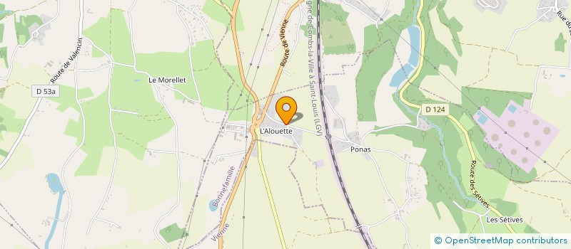 localisation de l'entreprise SIGMA B5  BONNEFAMILLE