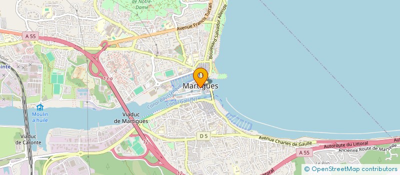 localisation de l'entreprise SIGMA CALCUL à MARTIGUES