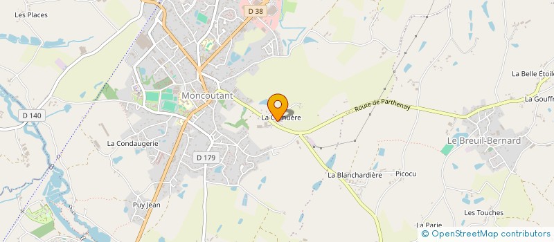 localisation de l'entreprise SIGMA-CDSO  MONCOUTANT-SUR-SEVRE