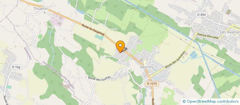 localisation de l'entreprise SIGMA COMPOSITE  LES AVENIERES VEYRINS-THUELLIN