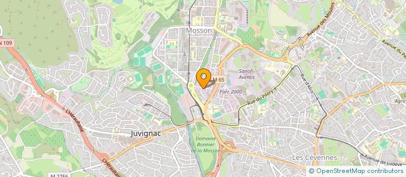 localisation de l'entreprise SIGMA CONSEIL  MONTPELLIER