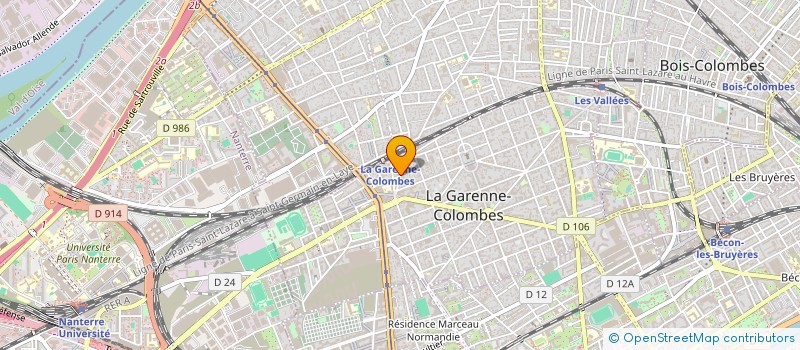 localisation de l'entreprise SIGMA E-SPORT à LA GARENNE-COLOMBES
