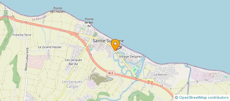 localisation de l'entreprise SIGMA FORMATION REUNION  SAINTE-SUZANNE